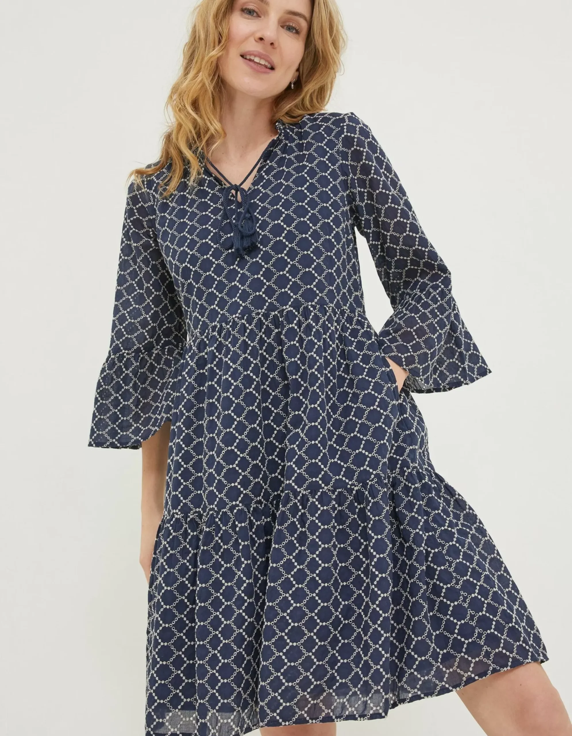 Women FatFace Dresses|Maddie Embroidered Dress