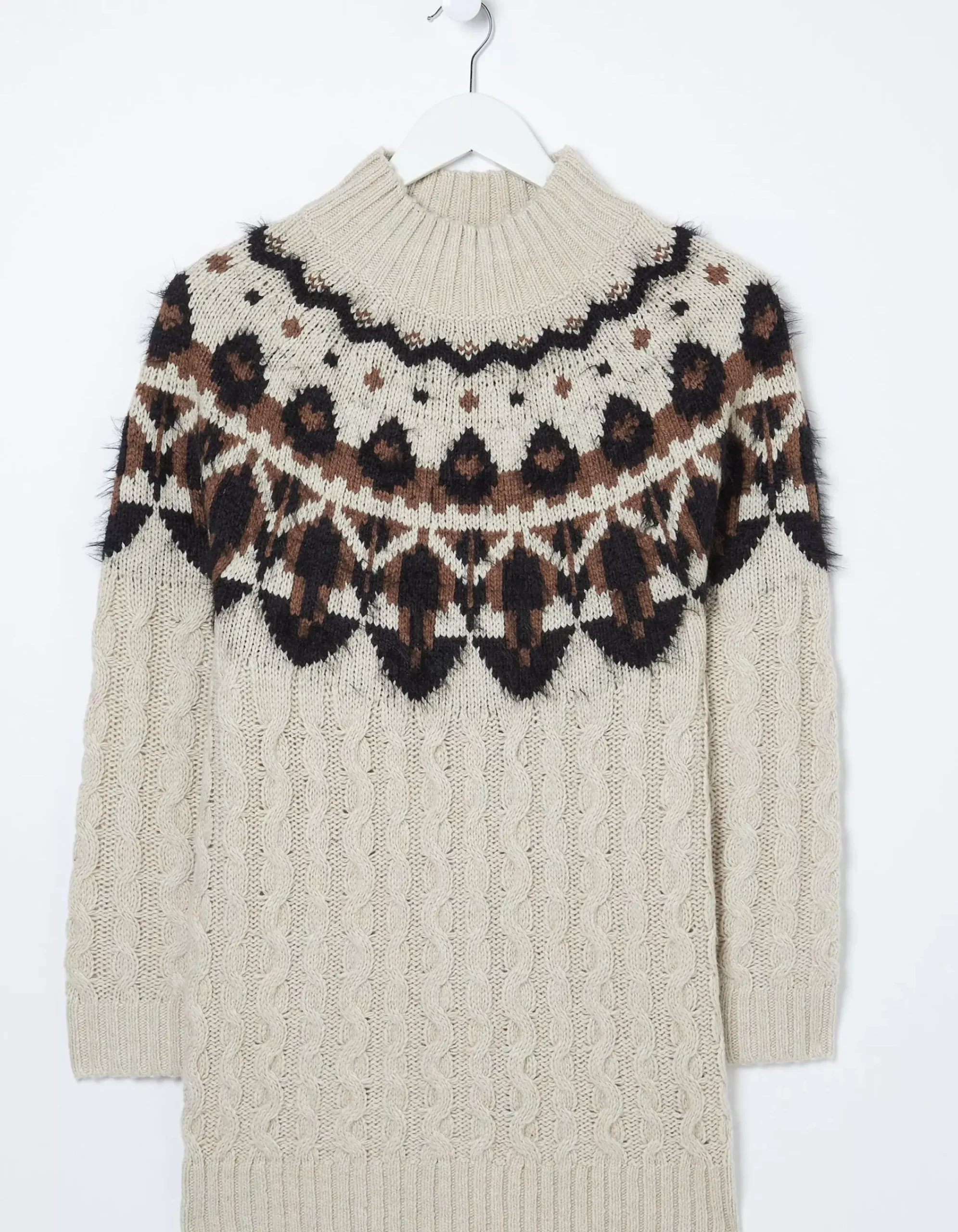 Women FatFace View All|Maddie Fairisle Yoke Tunic