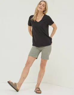 Women FatFace Tops & T-Shirts|Maggie Linen T Shirt