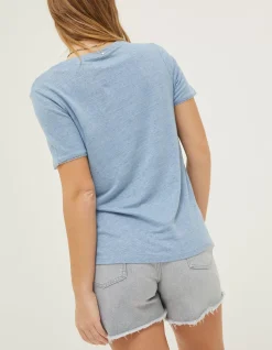 Women FatFace Tops & T-Shirts|Maggie Linen T Shirt