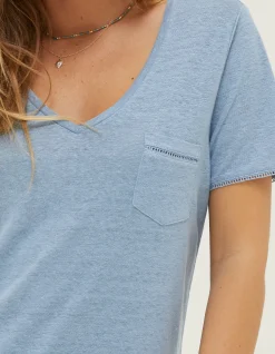 Women FatFace Tops & T-Shirts|Maggie Linen T Shirt