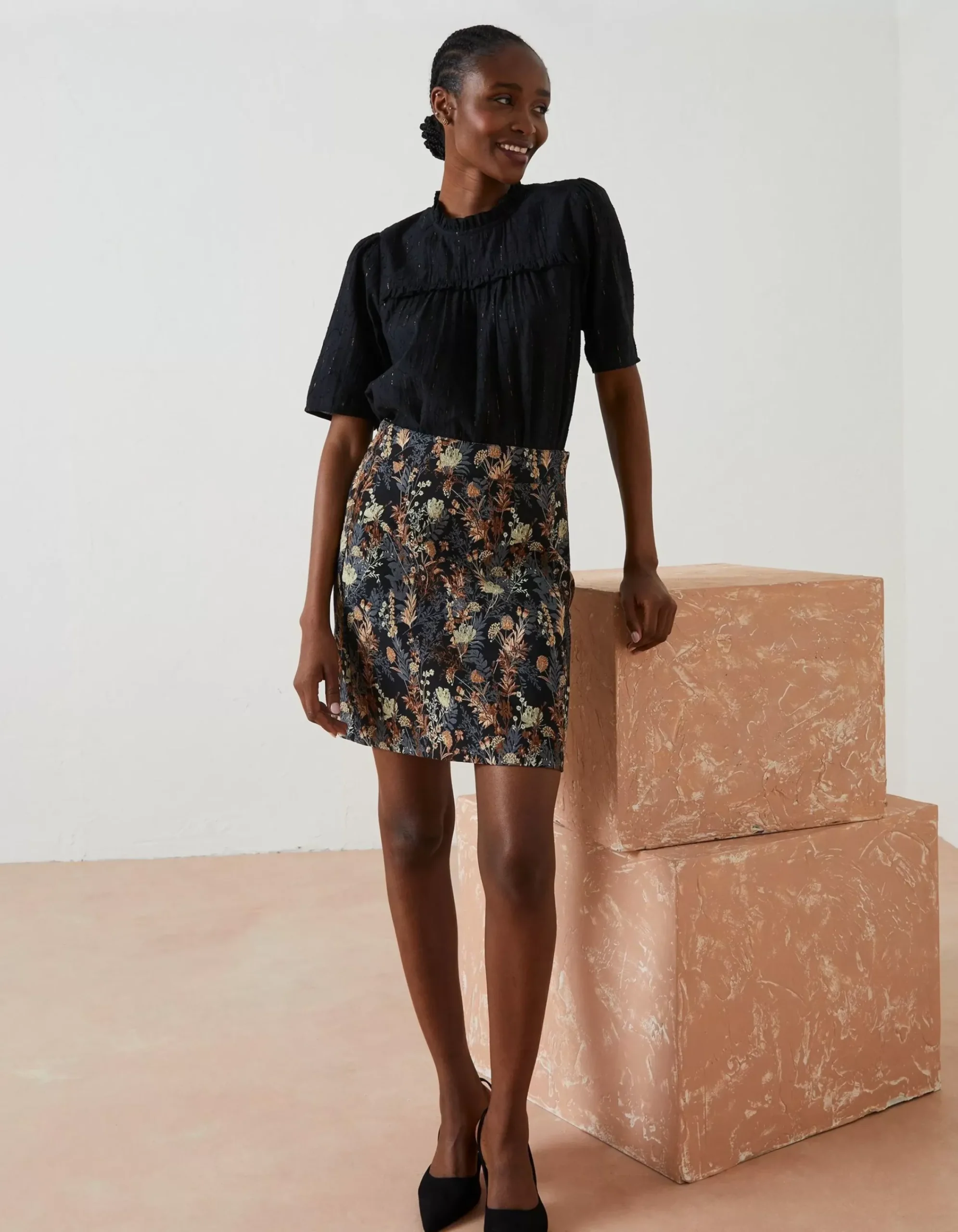 Women FatFace Shirts & Blouses|Maggie Metallic Blouse