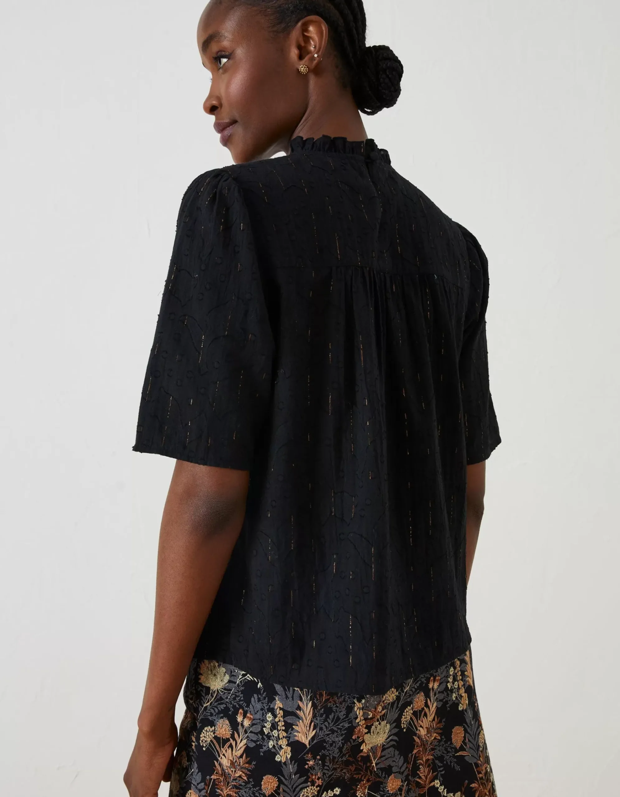 Women FatFace Shirts & Blouses|Maggie Metallic Blouse