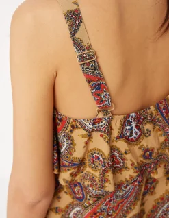 Women FatFace Tops & T-Shirts|Maisie Paisley Cami