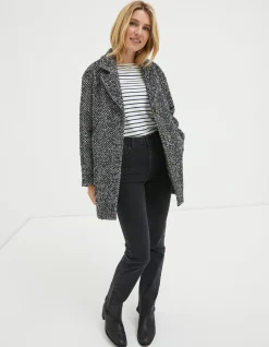 Women FatFace Coats & Jackets|Marin Wool Blend Coat