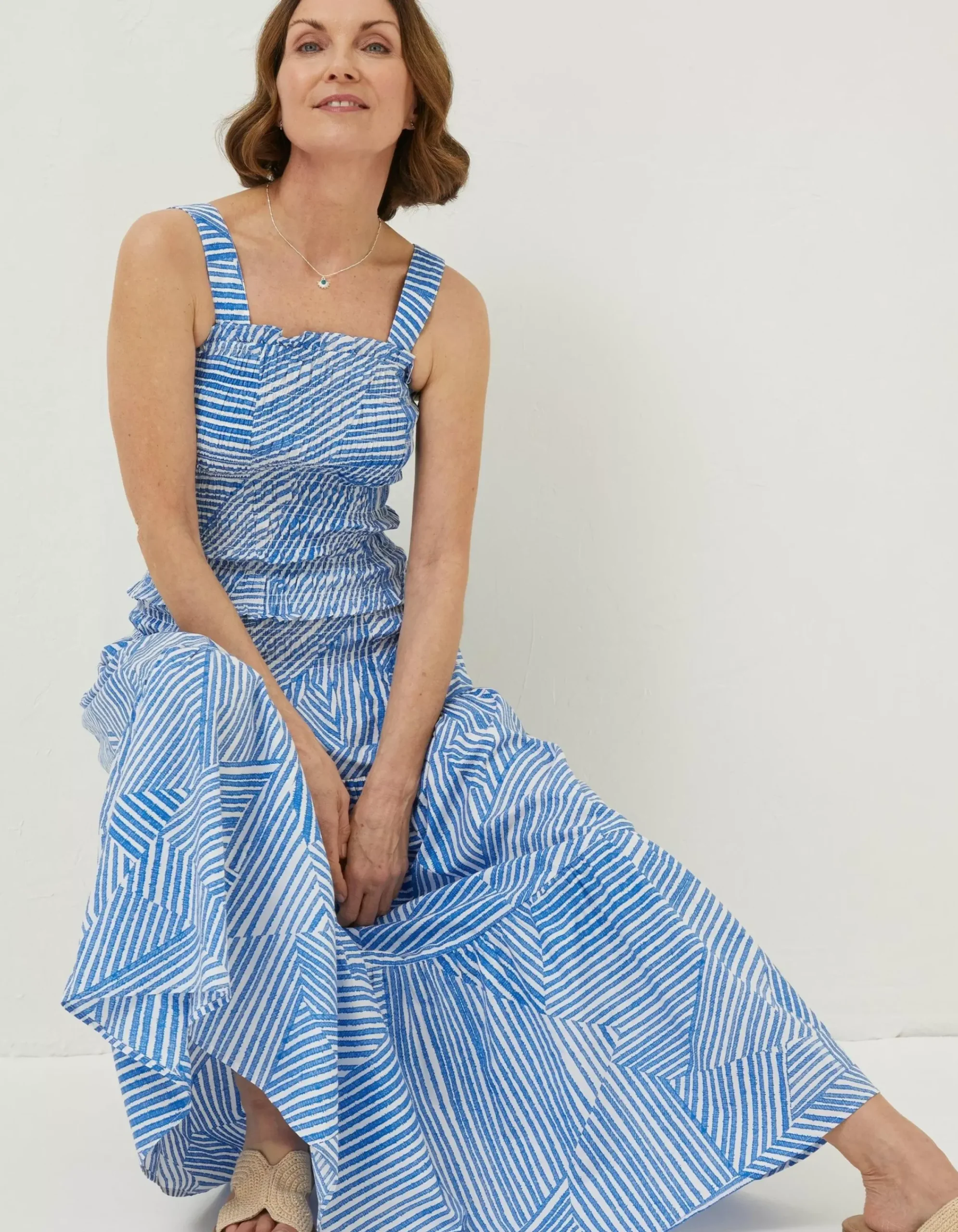 Women FatFace Skirts|Marina Abstract Maxi Skirt