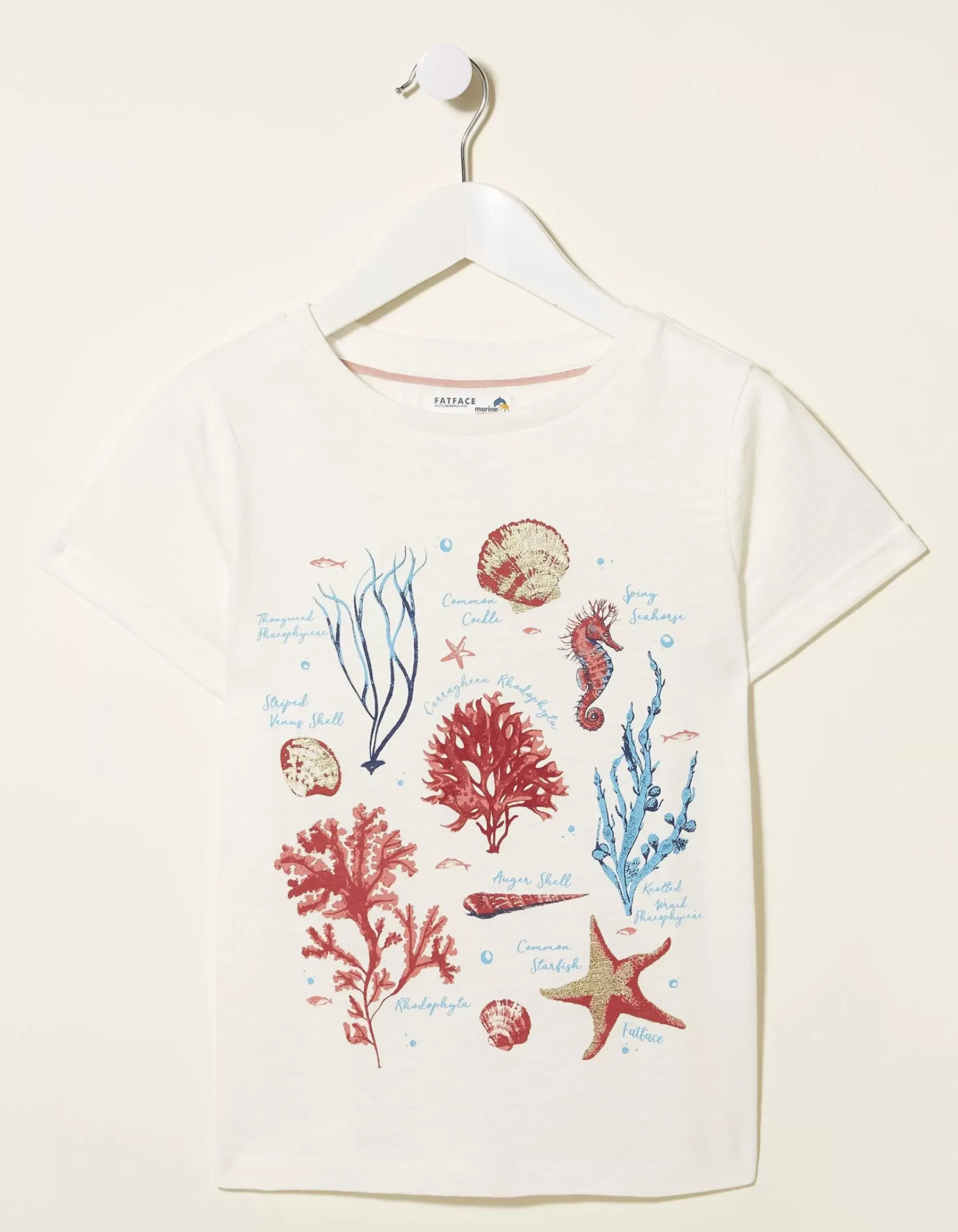 Girls FatFace View All|Marine Conservation Society Sealife Graphic T-Shirt