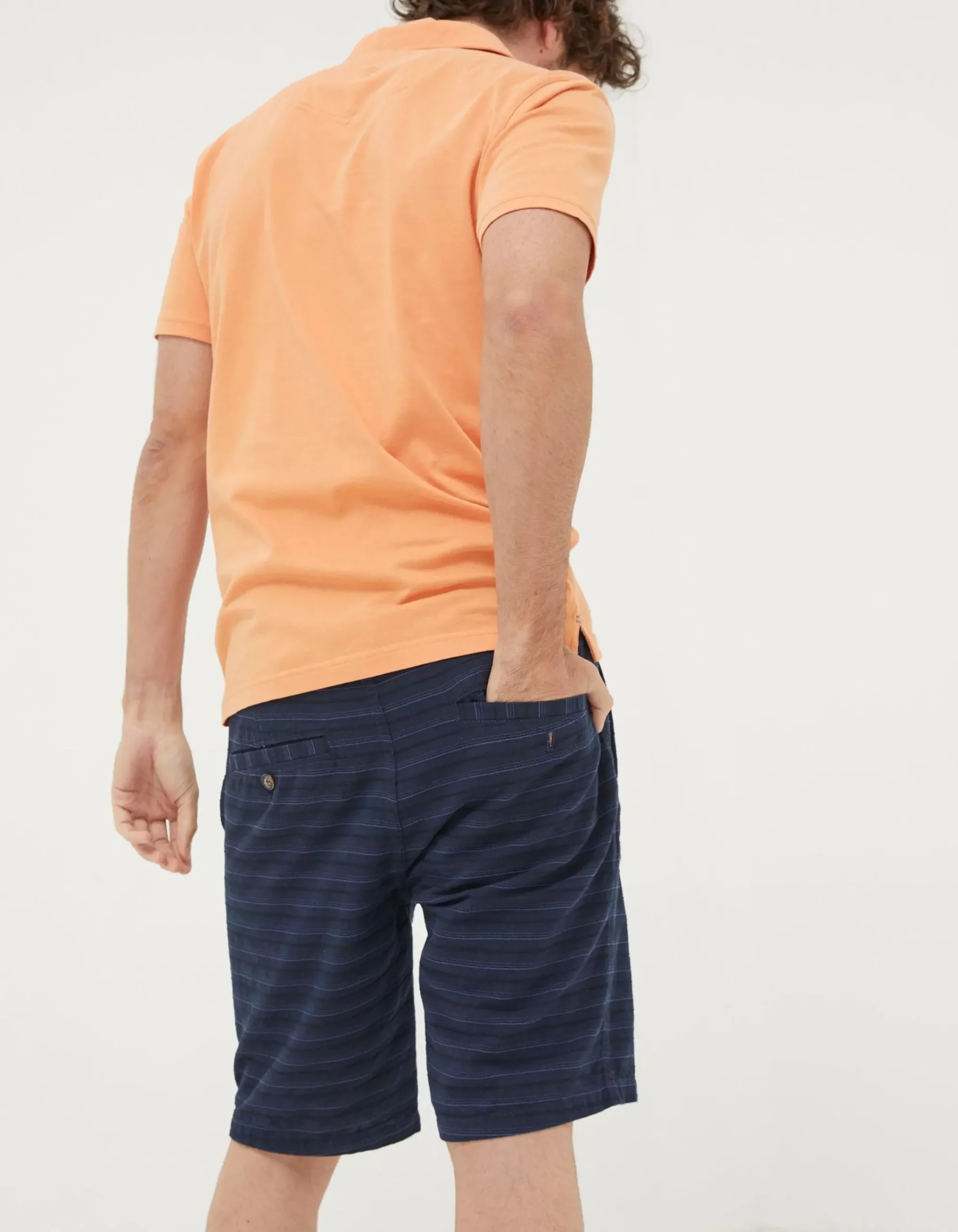 Men FatFace Shorts|Mawes Stripe Chino Shorts