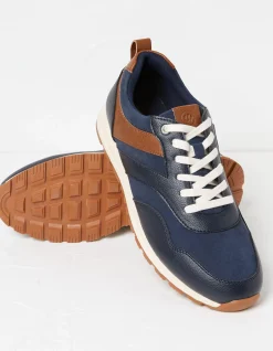 Men FatFace View All|Maximus Leather Trainer