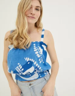 Women FatFace Shirts & Blouses|Mcs Erin Painted Shell Cami