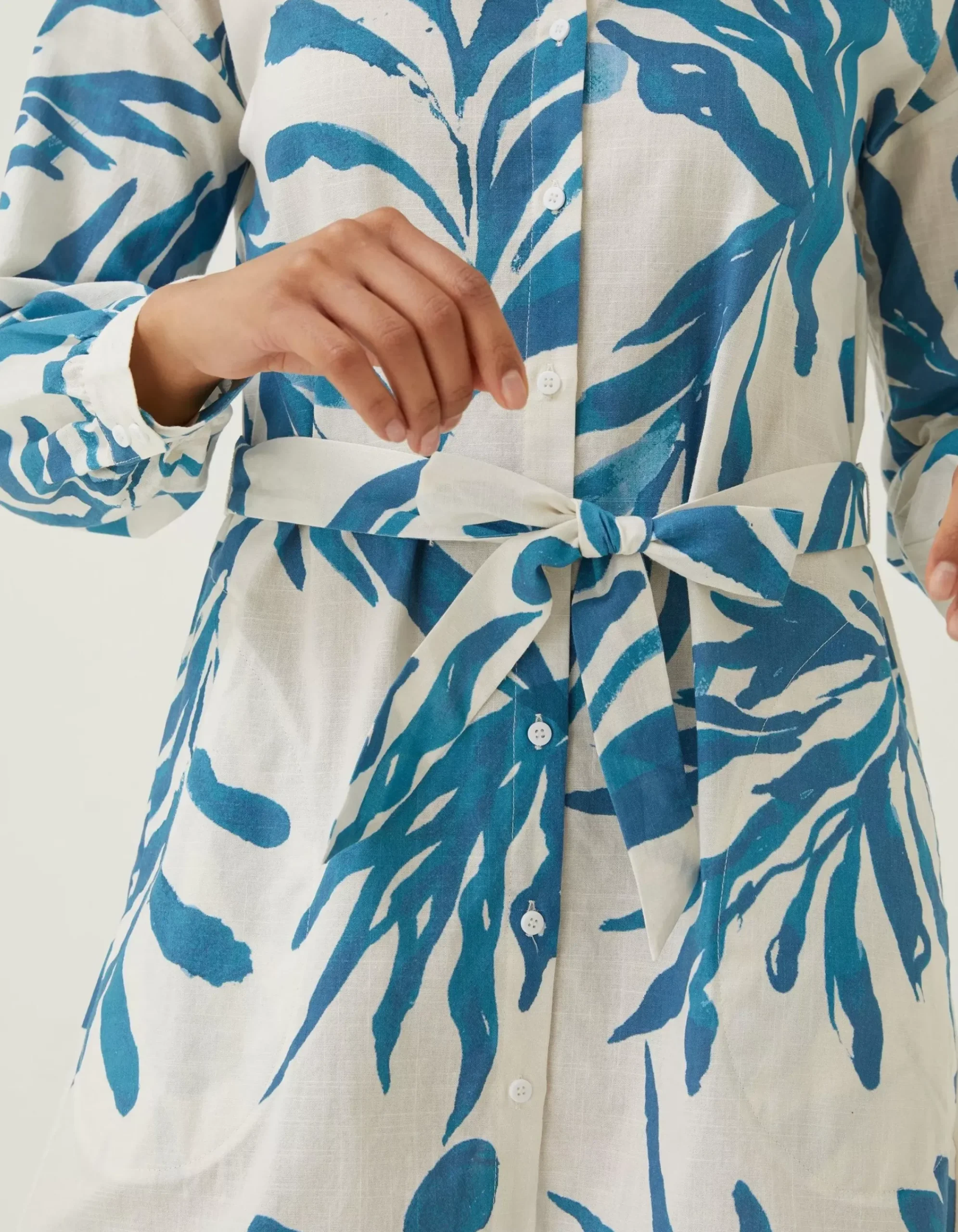 Women FatFace Dresses|Mcs Fenella Seaweed Dress