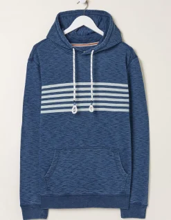 Men FatFace Sweatshirts & Hoodies|Mcs Indigo Stripe Hoodie