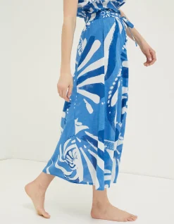 Women FatFace Skirts|Mcs Nora Painted Shell Maxi Skirt