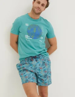 Men FatFace T-Shirts|Mcs Organic One Ocean T-Shirt