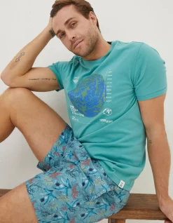 Men FatFace T-Shirts|Mcs Organic One Ocean T-Shirt