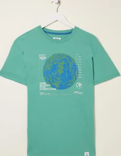 Men FatFace T-Shirts|Mcs Organic One Ocean T-Shirt