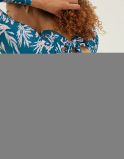 Women FatFace Beachwear & Swimwear|Mcs Seaweed Rash Swimsuit