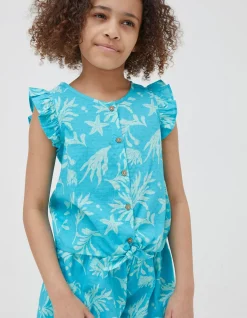 Girls FatFace View All|Mcs Tie Front Shirt