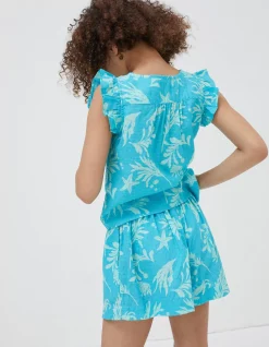 Girls FatFace View All|Mcs Tie Front Shirt