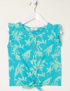 Girls FatFace View All|Mcs Tie Front Shirt
