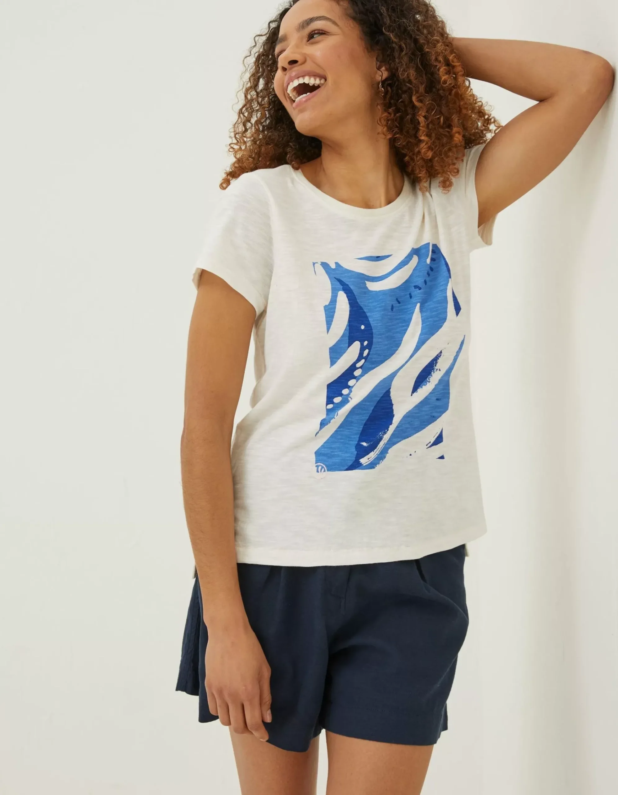Women FatFace Tops & T-Shirts|Mcs Underwater Graphic T-Shirt