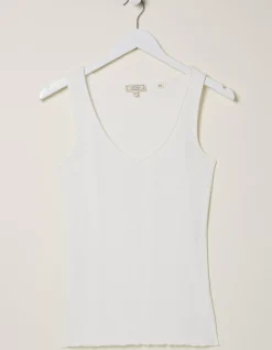 Women FatFace Tops & T-Shirts|Milly Rib Vest