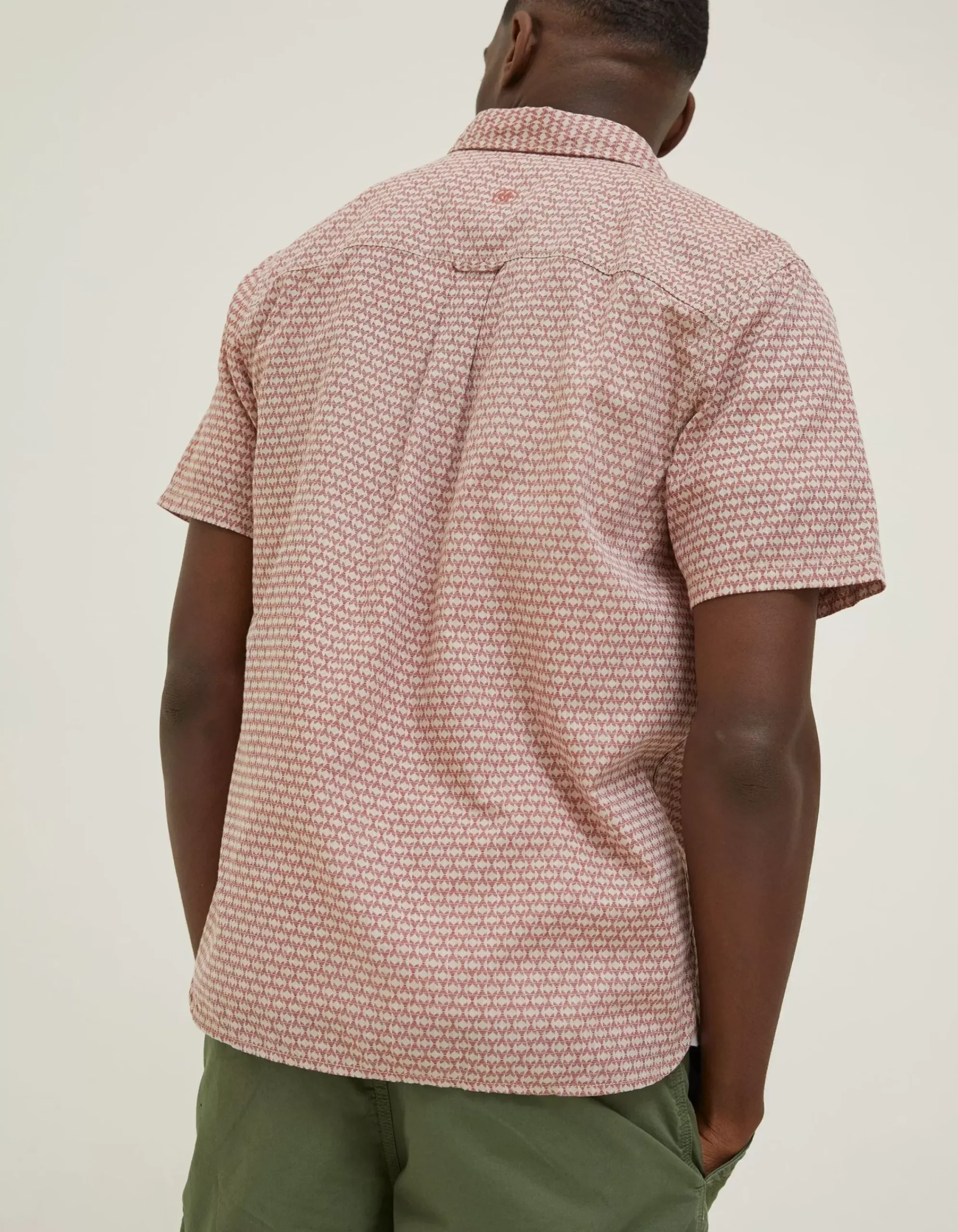 Men FatFace Shirts|Mini Geo Print Shirt