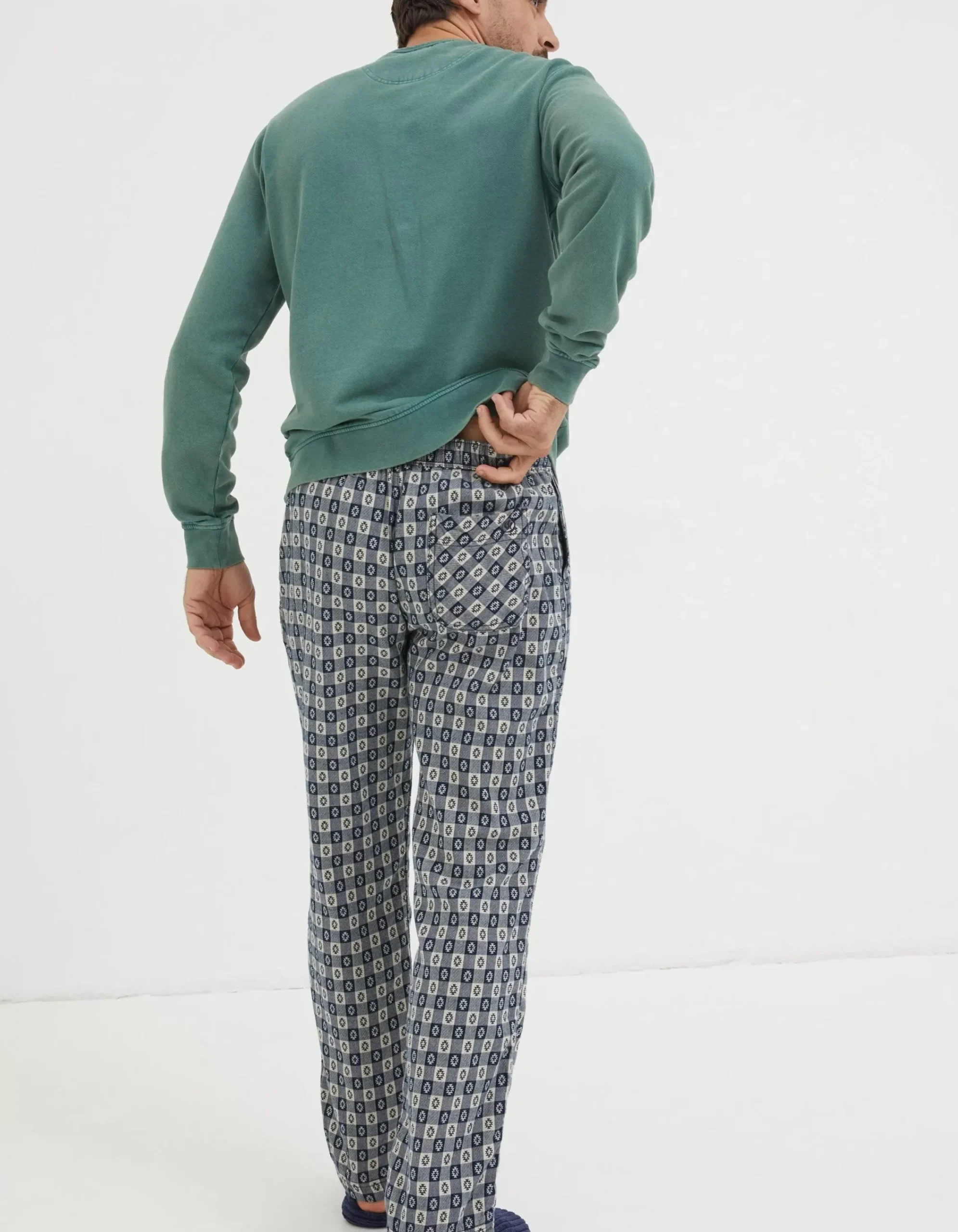 Men FatFace View All|Mini Jacquard Light Pyjama Bottoms