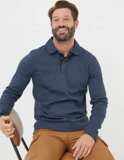 Men FatFace View All|Mini Texture Polo Shirt