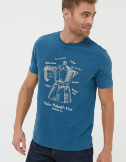 Men FatFace View All|Moka T-Shirt