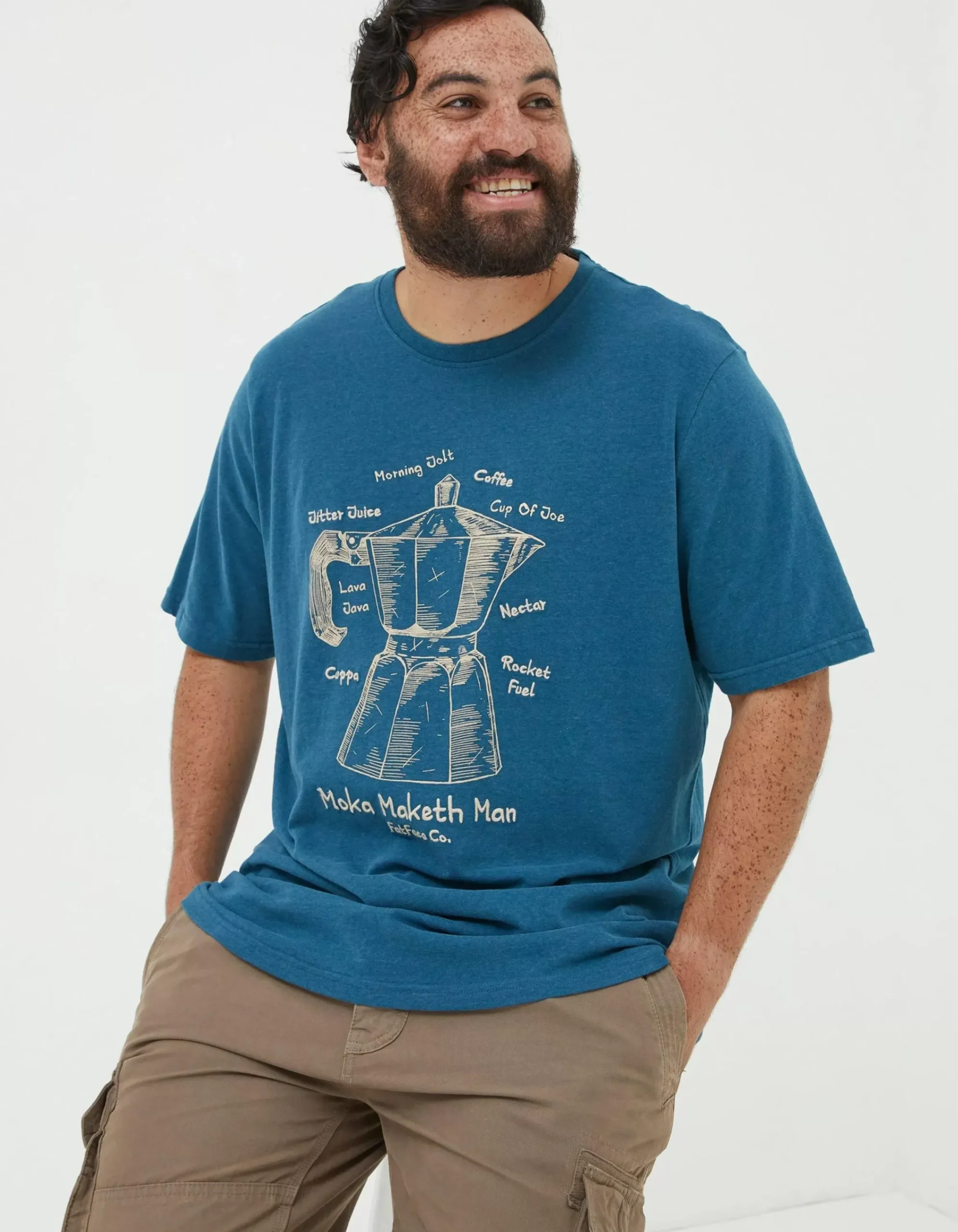 Men FatFace View All|Moka T-Shirt