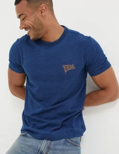 Men FatFace T-Shirts|Mountain Indigo T-Shirt