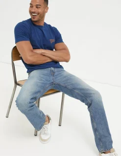 Men FatFace T-Shirts|Mountain Indigo T-Shirt