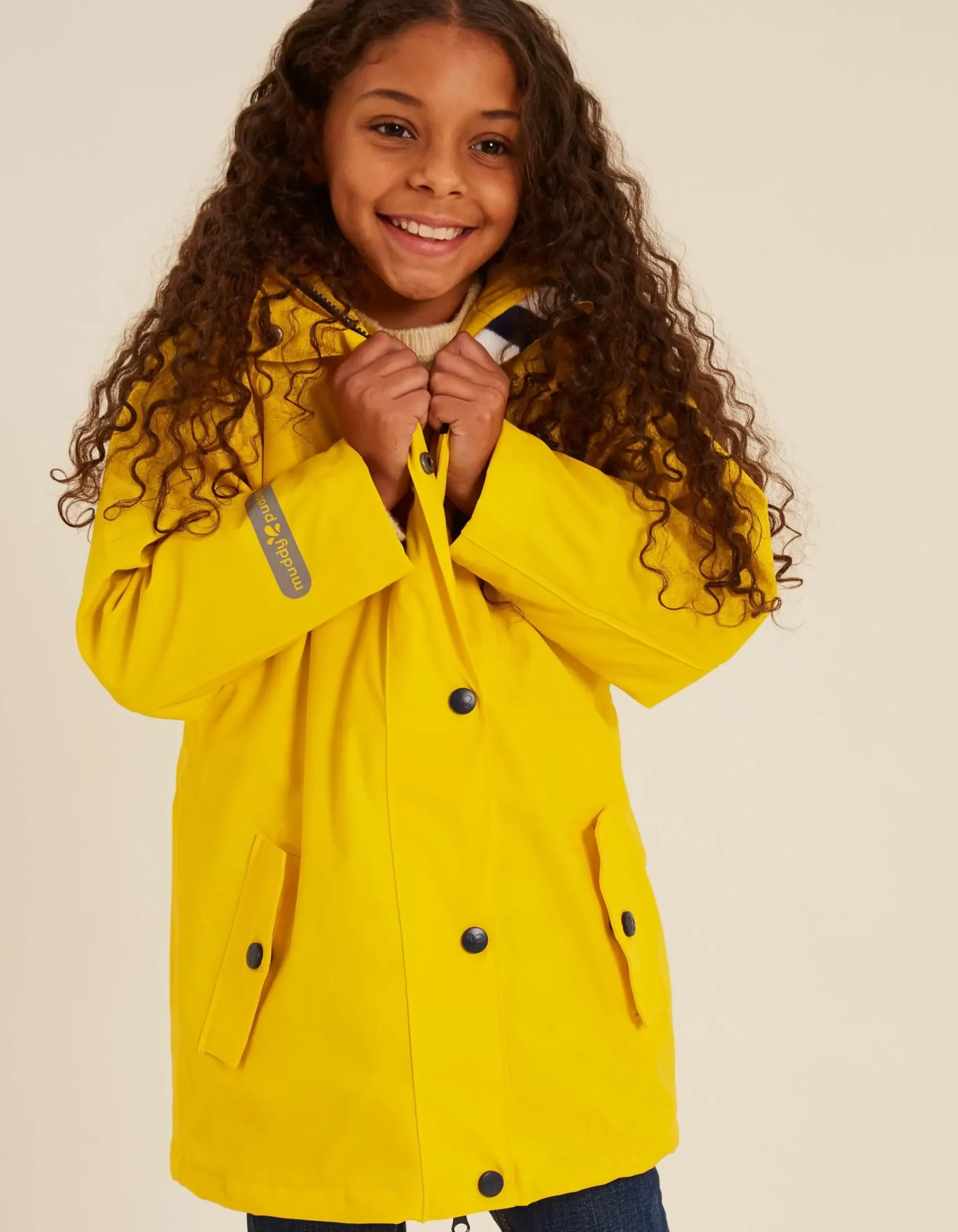 Girls FatFace View All|Muddy Puddle Puddleflex Plain Jacket