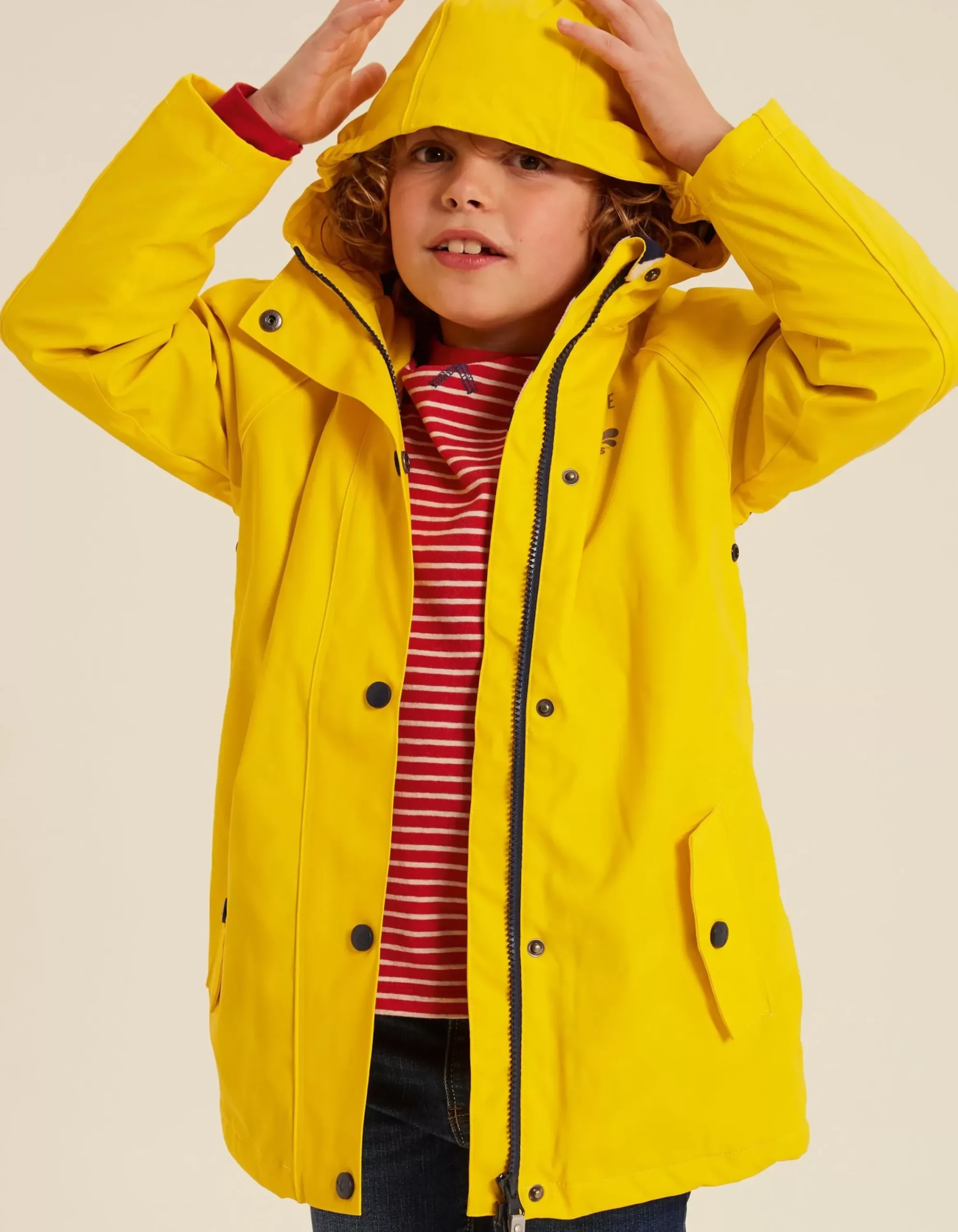 Girls FatFace View All|Muddy Puddle Puddleflex Plain Jacket