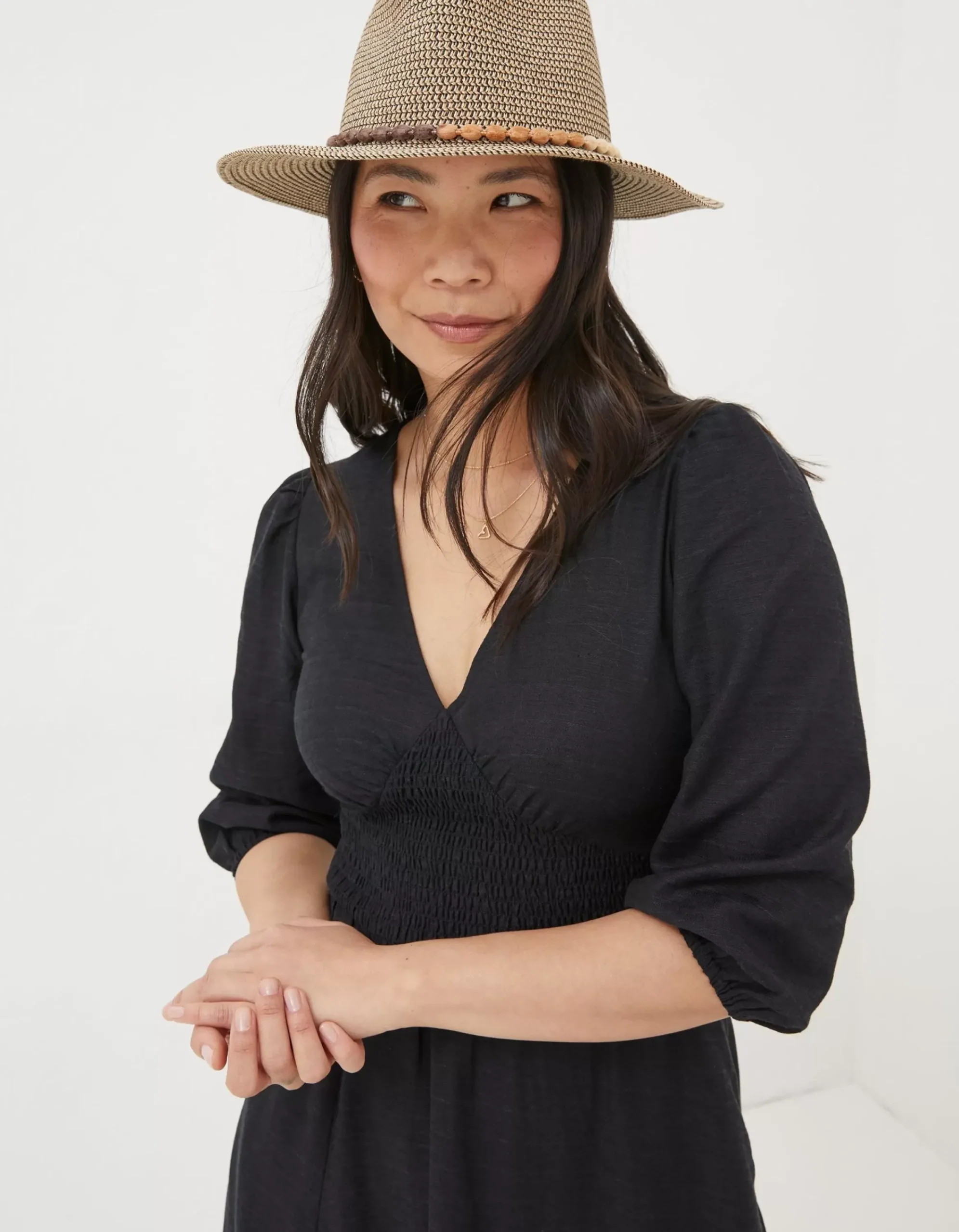 Women FatFace View All|Multi Weave Fedora Hat