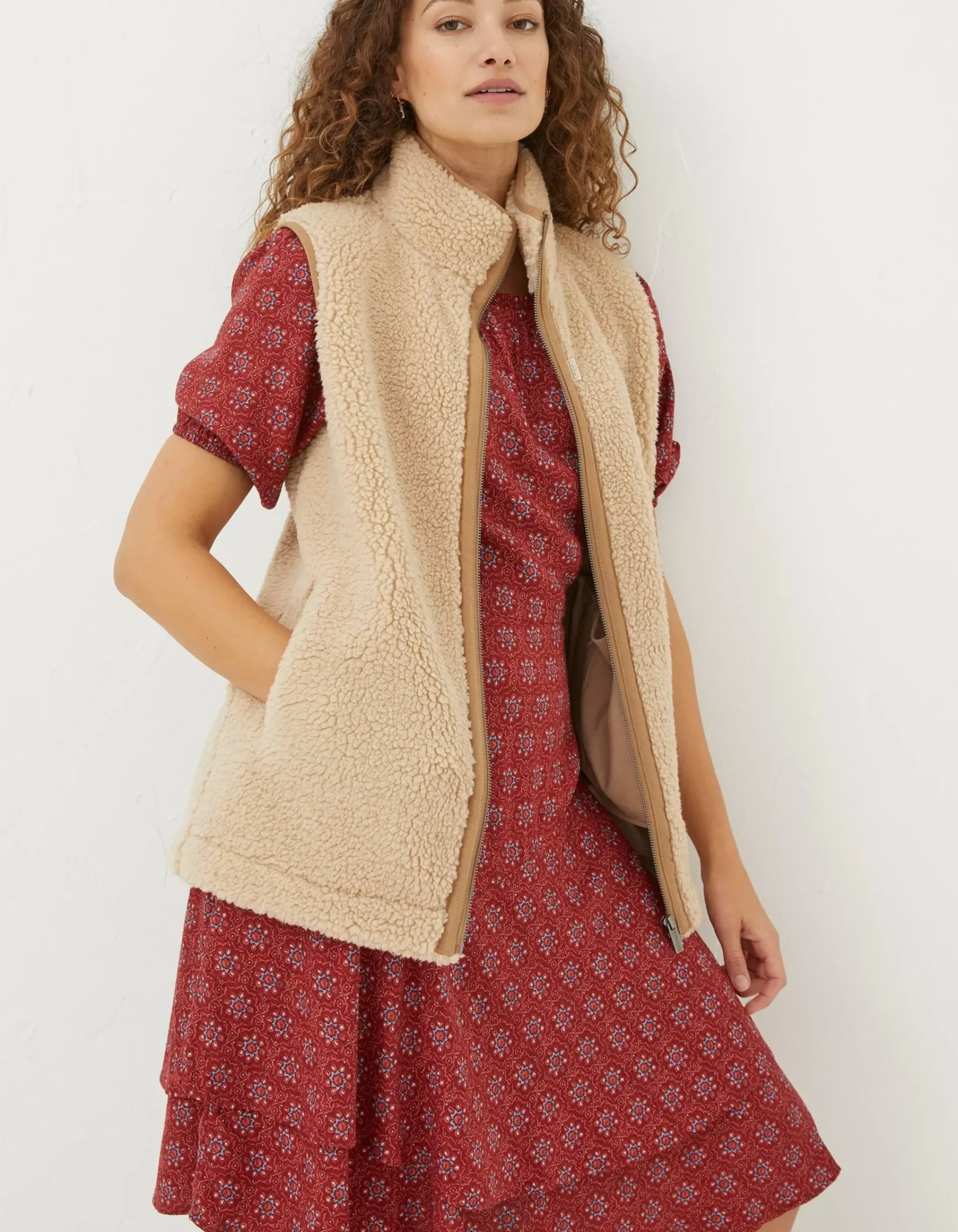 Women FatFace Sweatshirts & Hoodies|Murphy Fleece Gilet