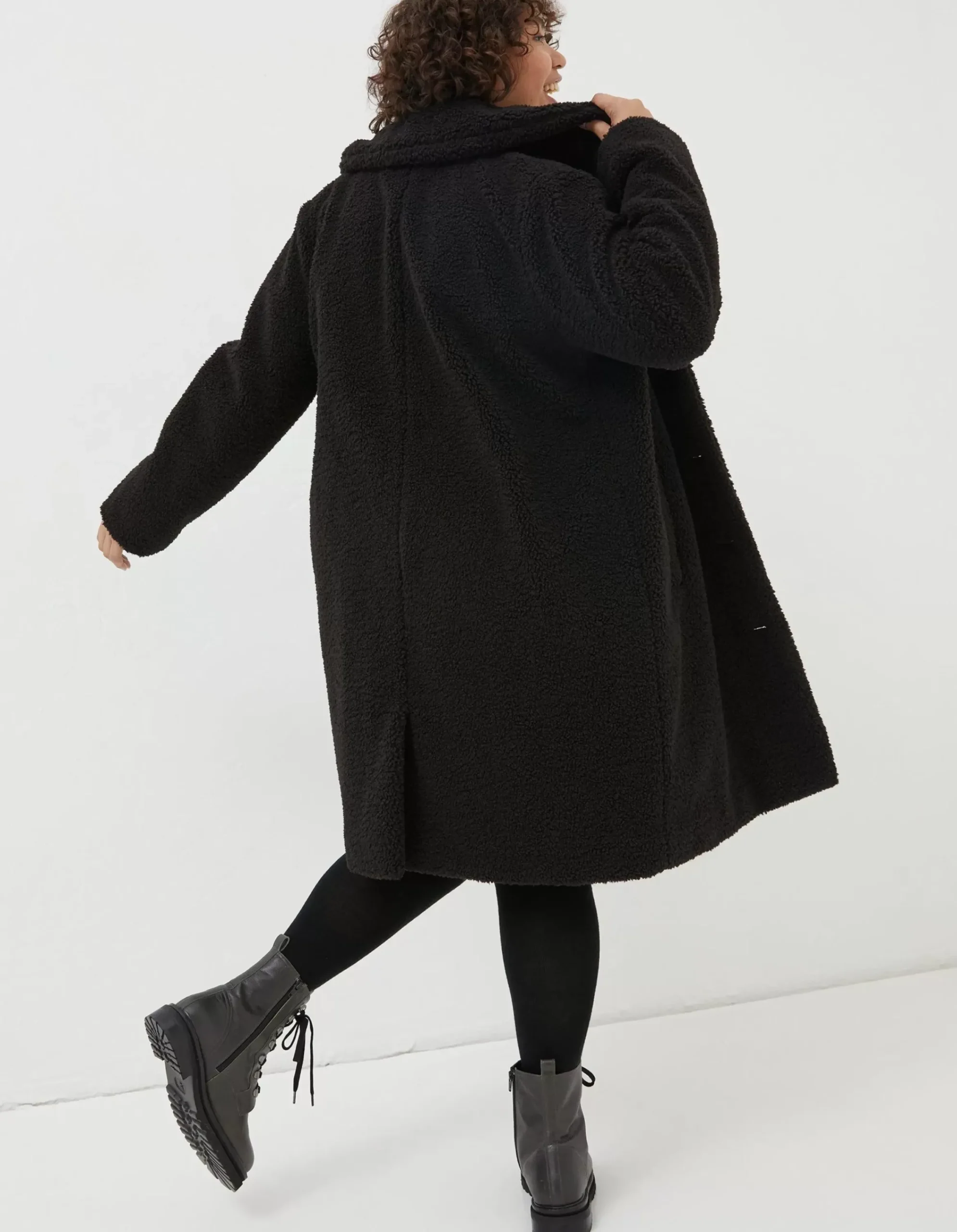 Women FatFace Coats & Jackets|Mylah Teddy Longline Coat