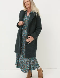 Women FatFace Coats & Jackets|Mylah Teddy Longline Coat
