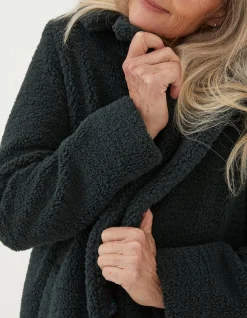 Women FatFace Coats & Jackets|Mylah Teddy Longline Coat
