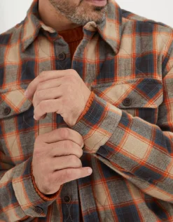 Men FatFace View All|Mylor Quilted Overshirt