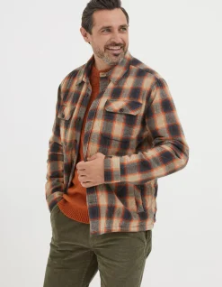 Men FatFace View All|Mylor Quilted Overshirt