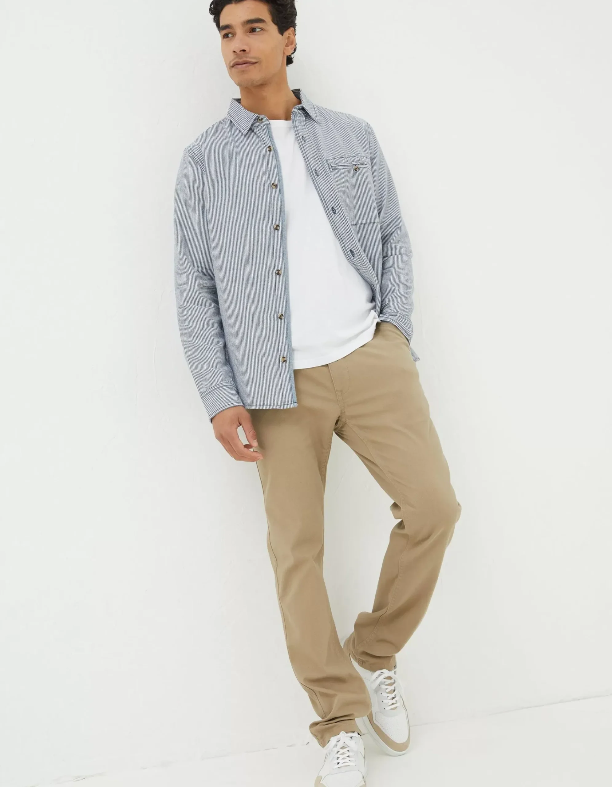 Men FatFace View All|Nacton Stripe Shirt
