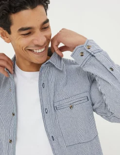 Men FatFace View All|Nacton Stripe Shirt