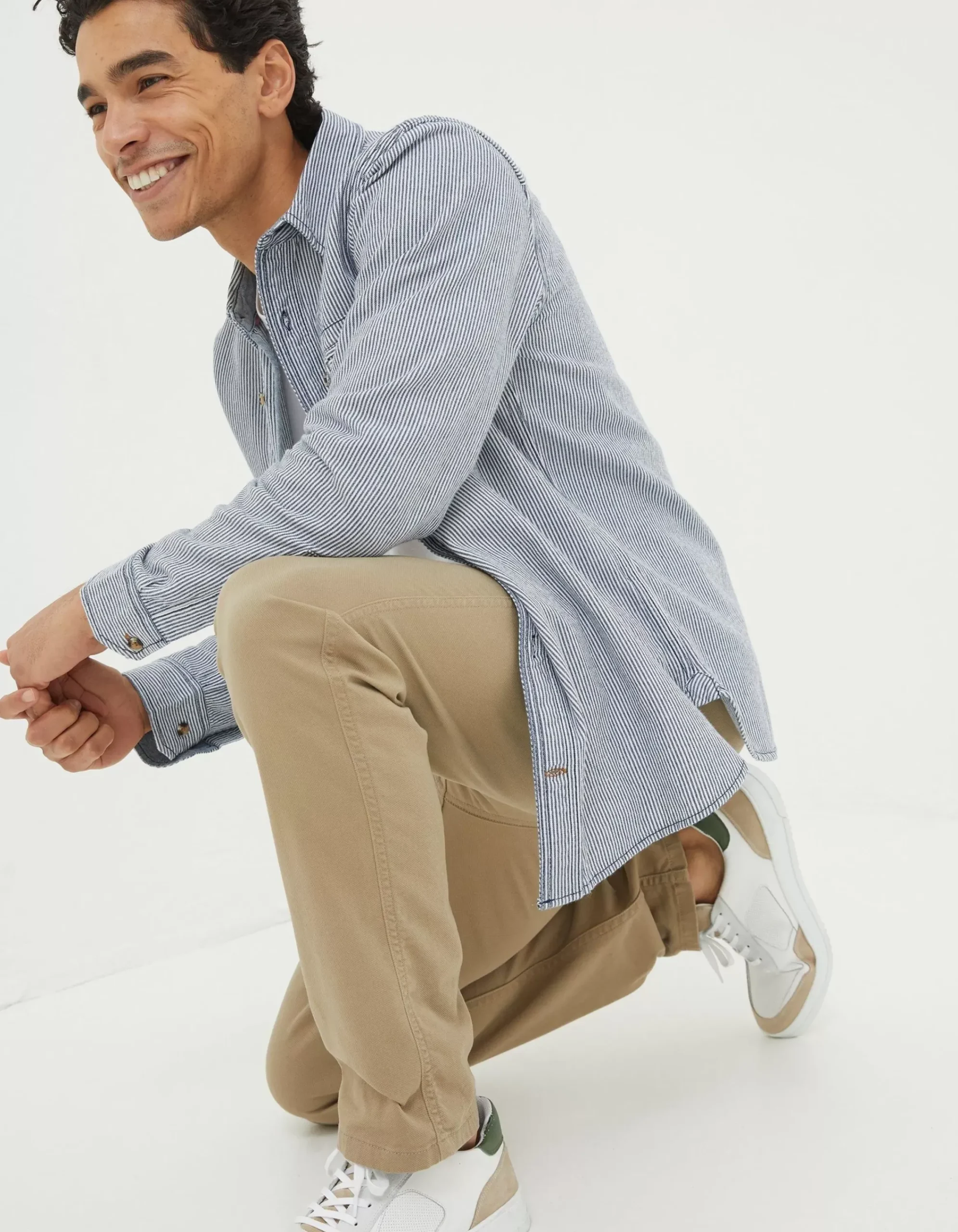 Men FatFace View All|Nacton Stripe Shirt