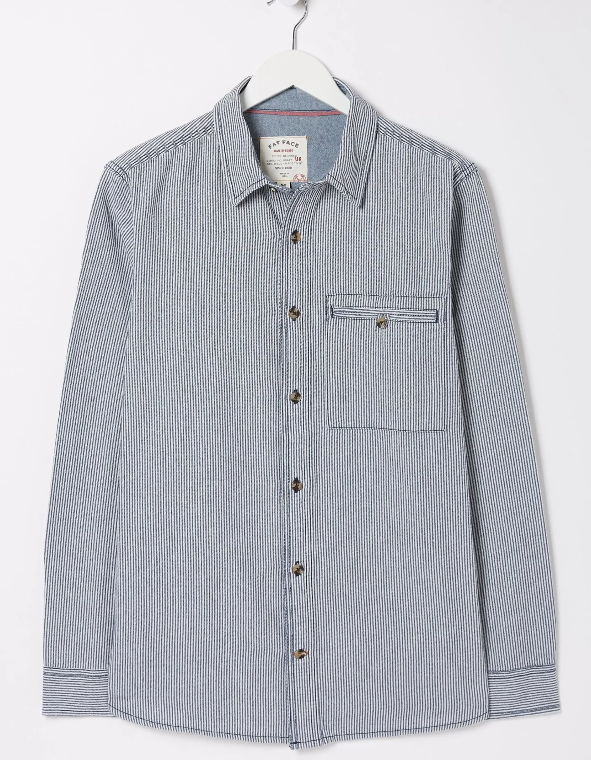 Men FatFace View All|Nacton Stripe Shirt