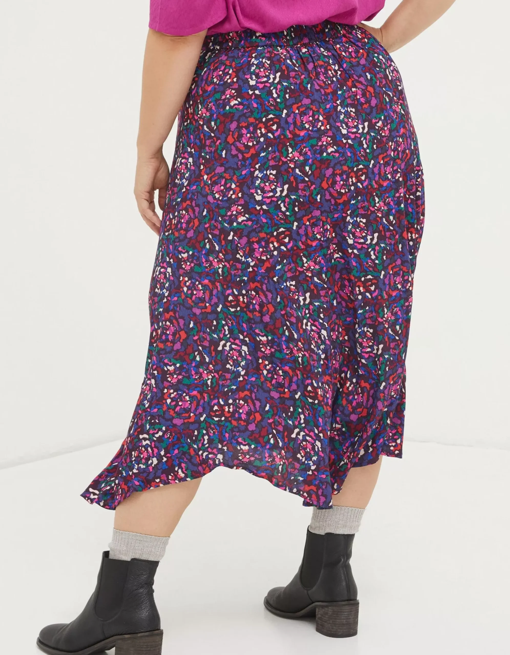 Women FatFace View All|Naomi Abstract Midi Skirt