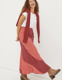 Women FatFace Skirts|Naomi Craft Geo Midi Skirt