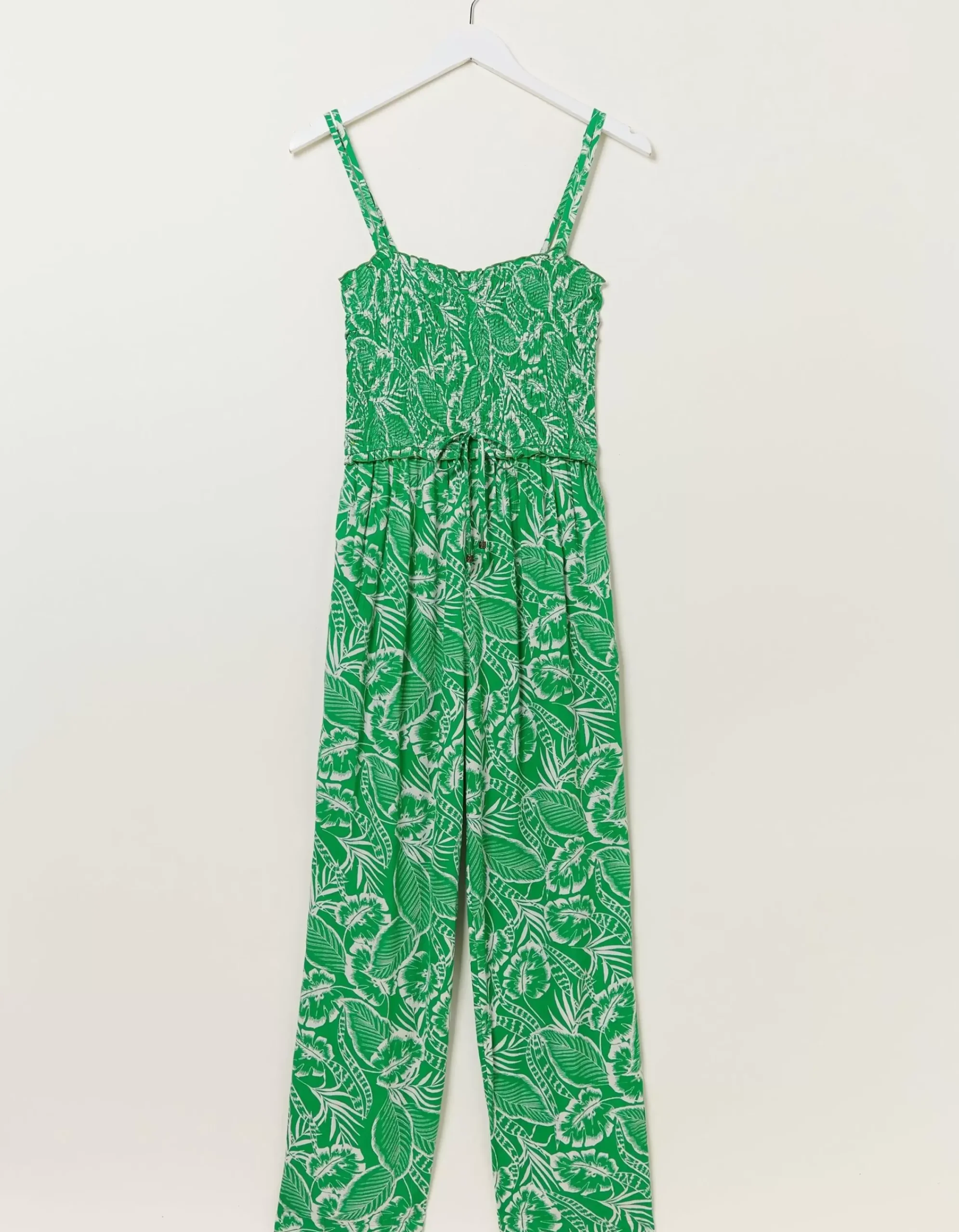 Women FatFace Jumpsuits & Playsuits|Natalie Tropical Leaf Jumpsuit