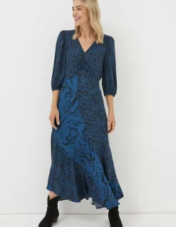 Women FatFace View All|Nate Marble Patch Midi Dress